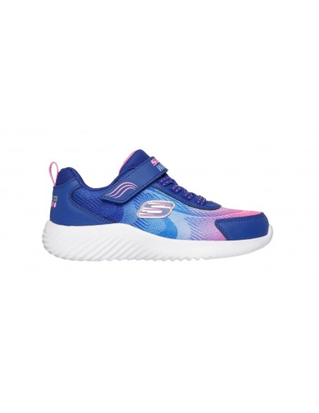 Calzado-SKECHERS BOUNDER-HYDRA COOL-303452L-NVMT-NIÑA-AZUL MARINO