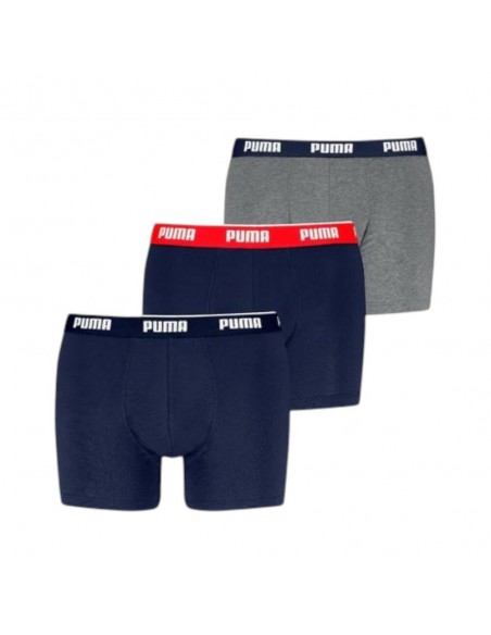 Boxer azul-gris Puma azul-gris hombre 701234187-005 pack 3