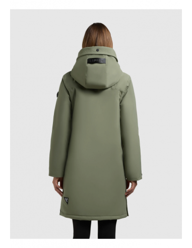 CAZADORA IMPERMEABLE MUJER YAAK4 VERDE