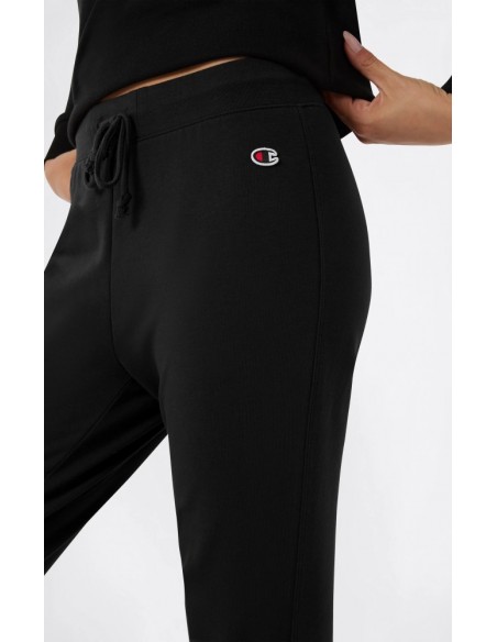 Pantalon de chandal Champion  Rib Cuff Pants  118092-KK001  NEGRO SATINADO-MUJER