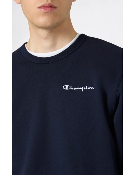 Sudadera Champion Crewneck Sweatshirt-221792-BS501-AMARILLO FLUOR-HOMBRE