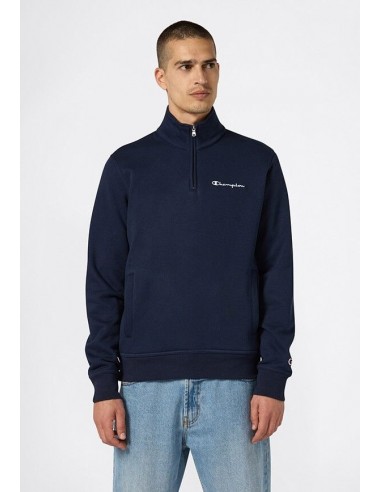 Sudadera Champion Half Zip Sweatshirt-221797-BS501-AZUL MARINO-HOMBRE