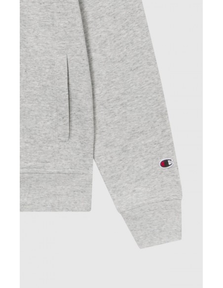 Sudadera Champion Half Zip Sweatshirt-221797-EM021-GRIS CLARO-HOMBRE