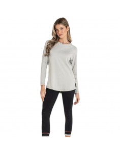 Camiseta M/L gris Ditchil gris mujer