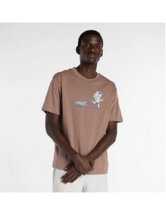 Camiseta NEW BALANCE NEW CH SS MT53937 EAS Marron