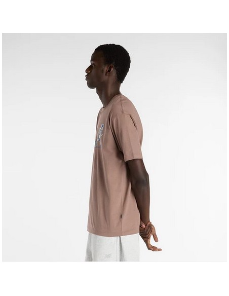 Camiseta NEW BALANCE NEW CH SS MT53937 EAS Marron