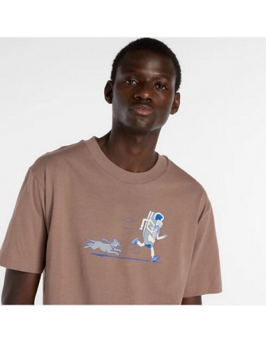 Camiseta NEW BALANCE NEW CH SS MT53937 EAS Marron