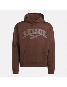SUDADERA marrón REREBOK ELLIS VARSITYCAMPUS HOODIE brown...