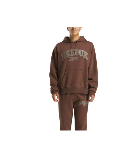 SUDADERA marrón REREBOK ELLIS VARSITYCAMPUS HOODIE brown 100240371