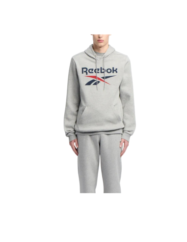 SUDADERA gris REEBOK TRENT 2 COL.LOGO HOODY...
