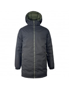 ANORAK NEGRO JOLUJVI HEAT DIPA LONG negro-verde oliva 238256