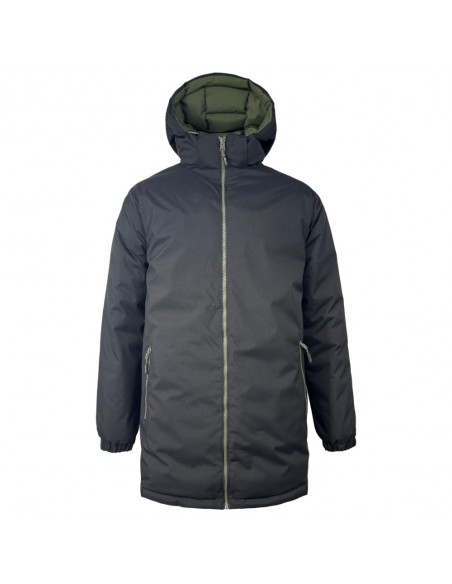 ANORAK NEGRO JOLUJVI HEAT DIPA LONG negro-verde oliva 238256