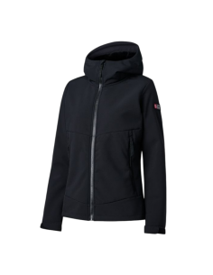 CHAQUETA negra TERNUA HARDSHELL WIND BENTON JKT W...