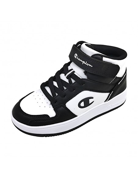 Calzado Sneaker Alto CHAMPION REBOUND 2.0 MID B PS Mid Cut Shoe-S32412-WW019-BLANCO-KIDS/BEBÉ