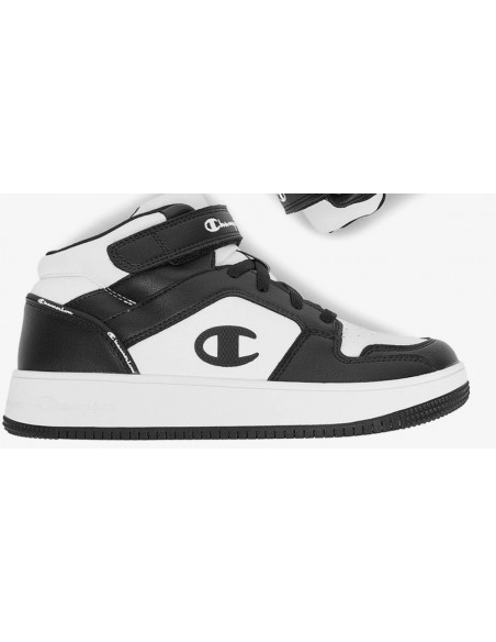Calzado Sneaker Alto CHAMPION REBOUND 2.0 MID B GS  Mid Cut Shoe-S32413-WW019-BLANCO-NIÑO