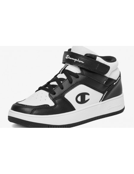 Calzado Sneaker Alto CHAMPION REBOUND 2.0 MID B GS  Mid Cut Shoe-S32413-WW019-BLANCO-NIÑO