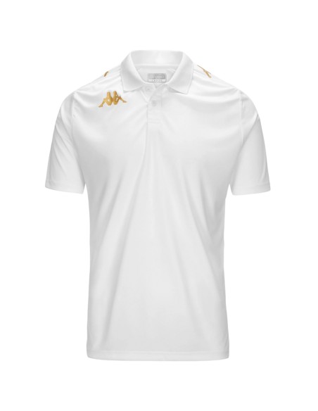 POLO BLANCO  KAPPA HOMBRE  FOOTBALL GHIOLO MAN WHITE 341G4SW-001