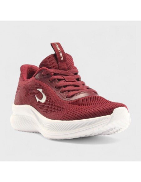 ZAPATILLA RUNNING granate J.SMITH RASHA mujer  052618