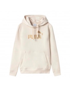 SUDADERA CON CAPUCHA MUJER PUMA ESS+TEXTURED FOIL HOODIE