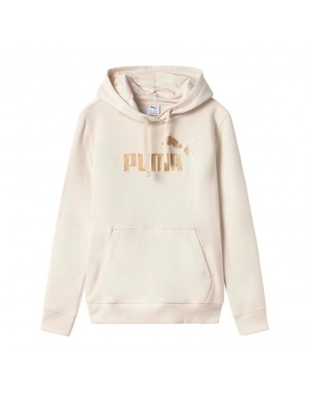 SUDADERA CON CAPUCHA MUJER PUMA ESS+TEXTURED FOIL HOODIE