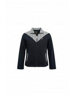 Chaqueta negra -blanca SLX black mujer