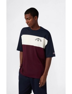 CAMISETA azul manga corta Champion T-Shape BS501 HOMBRE...