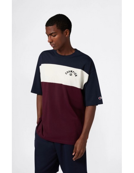 CAMISETA azul manga corta Champion T-Shape BS501 HOMBRE 221743-BS501