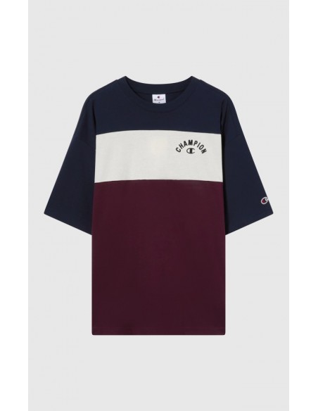 CAMISETA azul manga corta Champion T-Shape BS501 HOMBRE 221743-BS501