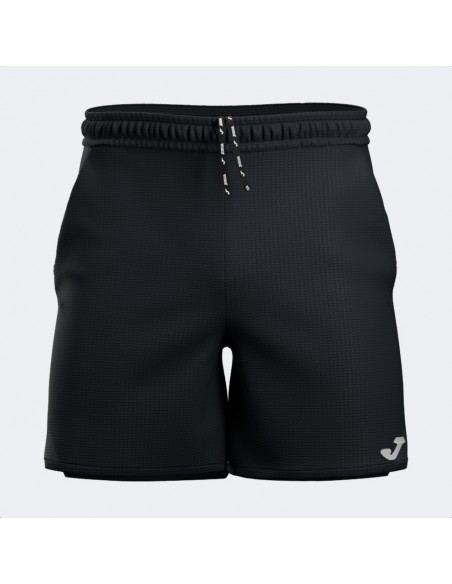 Bermuda Negra Joma Challenge Black con 2 bolsillos