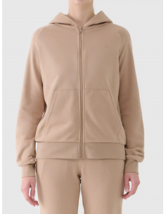 SUDADERA ABIERTA CON CAPUCHA MUJER 4F  F1977