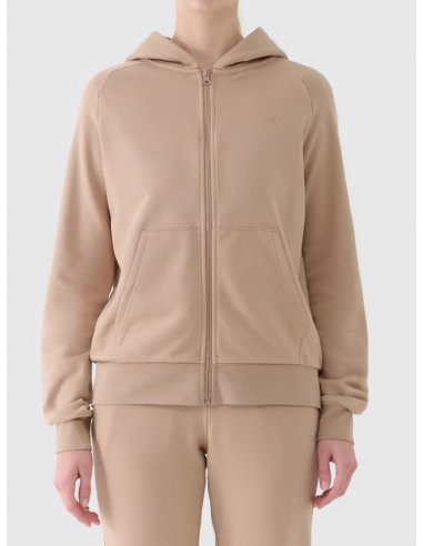 SUDADERA ABIERTA CON CAPUCHA MUJER 4F  F1977