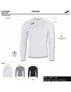 Camiseta Térmica Blanca JOMA-CAMISETA BRAMA FLEECE BLANCO... 2