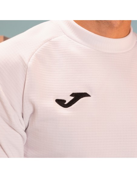 Camiseta Térmica Blanca JOMA-CAMISETA BRAMA FLEECE BLANCO M/L manga largar
