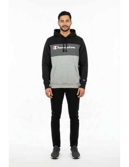 Sudadera negra Champion Sweatshirt-NEGRO-HOMBRE 221742-KK001