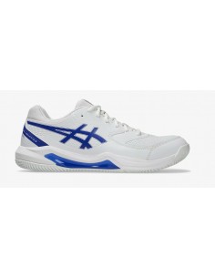 GEL DEDICATE 8 PADEL WHITE/DARK COBALT