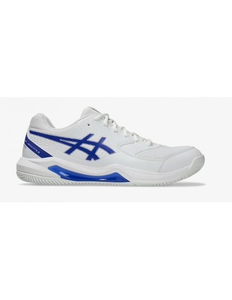 GEL DEDICATE 8 PADEL WHITE/DARK COBALT