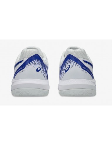 GEL DEDICATE 8 PADEL WHITE/DARK COBALT