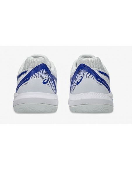 GEL DEDICATE 8 PADEL WHITE/DARK COBALT