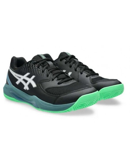 GEL DEDICATE 8 PADEL BLACK/VITAL GREEN