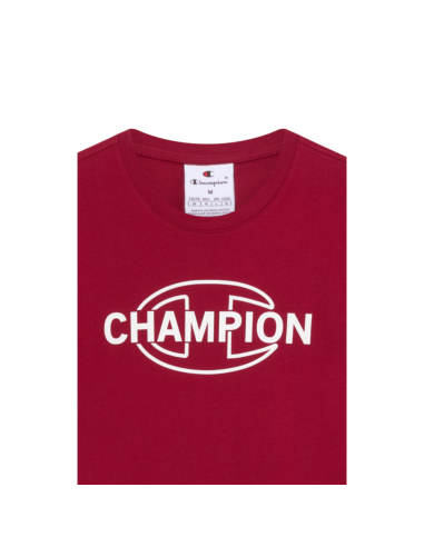 Camiseta gris manga corta Champion HOMBRE...