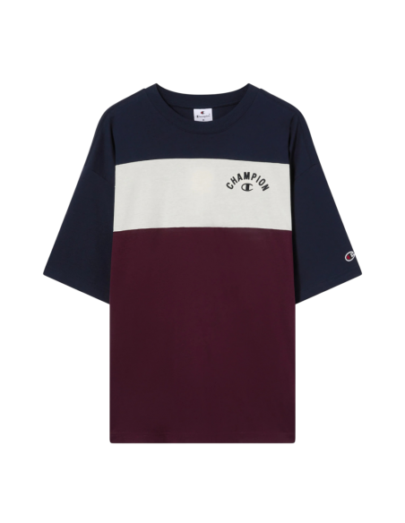 CAMISETA azul manga corta Champion T-Shape BS501 HOMBRE 221743-BS501