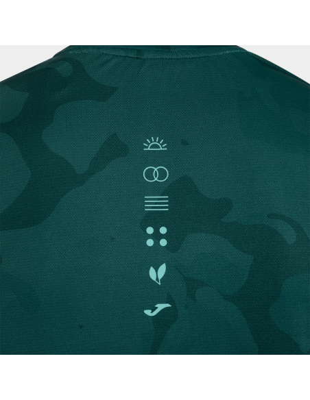 CAMISETA JOMA MANGA CORTA INDOOR VERDE TURQUESA  104497.346