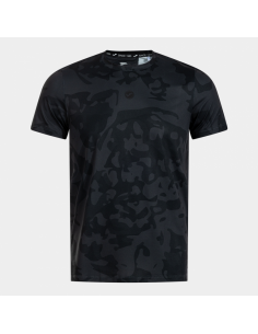 CAMISETA JOMA MANGA CORTA INDOOR NEGRA-GRIS  104497.100 2