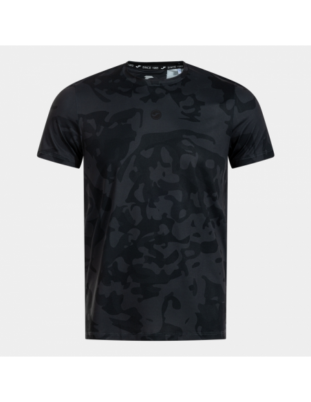 CAMISETA JOMA MANGA CORTA INDOOR NEGRA-GRIS  104497.100