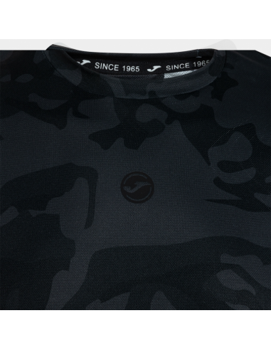 CAMISETA JOMA MANGA CORTA INDOOR NEGRA-GRIS...