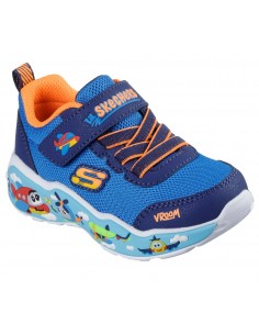Calzado-SKECHERS PLAY SCENE-407312N-BLNV-NIÑO-AZUL