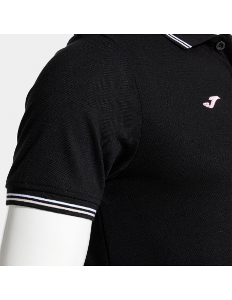 POLO MANGA CORTA  JOMA CONFORT CLASSIC 103815-135 NEGRO HOMBRE