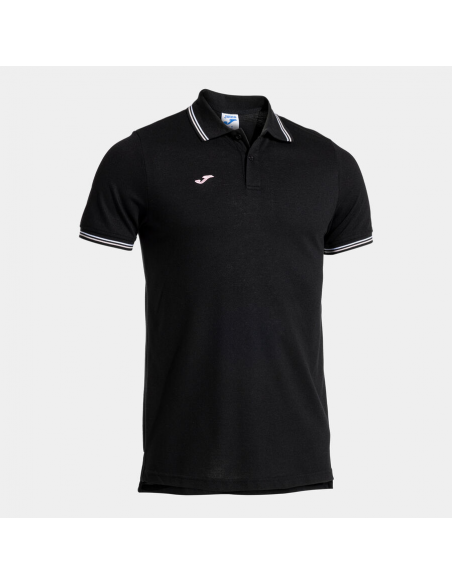 POLO MANGA CORTA  JOMA CONFORT CLASSIC 103815-135 NEGRO HOMBRE