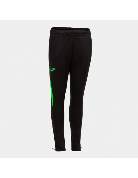 Pantalon de chandal JOMA-PANTALÓN LARGO CHAMPIONSHIP VII NEGRO VERDE FLÚOR-103200-117