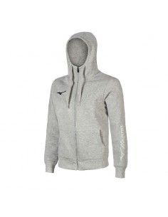 SUDADERA ABIERTA DE HOMBRE ALGODÓN CON CAPUCHA MIZUNO